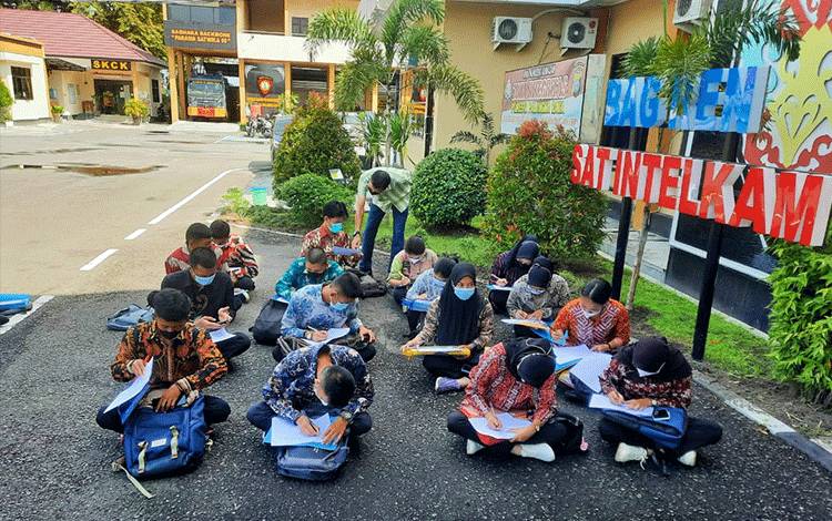 Ratusan Calon Siswa Bintara Polri Polresta Palangka Raya Ikuti PMK