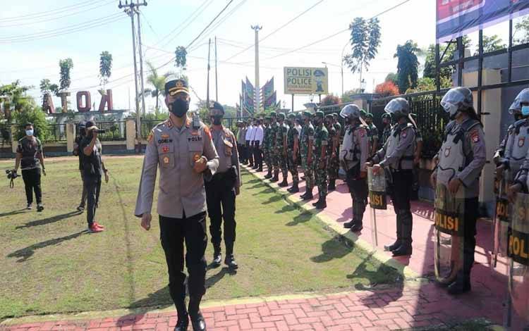 Kapolres Kapuas Pimpin Apel Gelar Pasukan dan Sarpras Dalmas