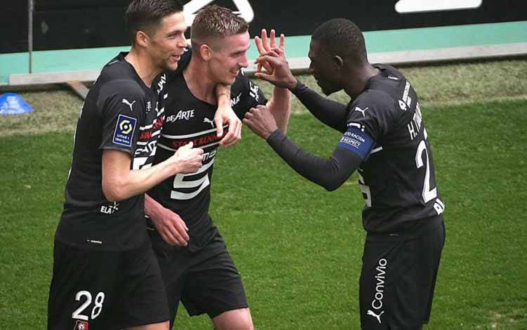 Rennes Perbesar asa Liga Champions Setelah Tekuk Reims 3-2