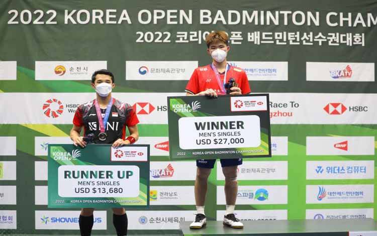Jonatan Ikhlas Lepasnya Peluang Juara Super 500 Perdana di Korea Open