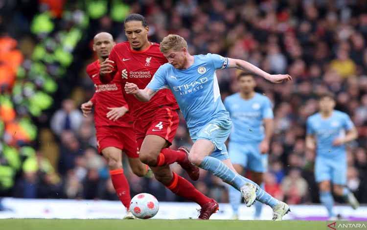 Laga Manchester City vs Liverpool Berakhir Imbang 2-2