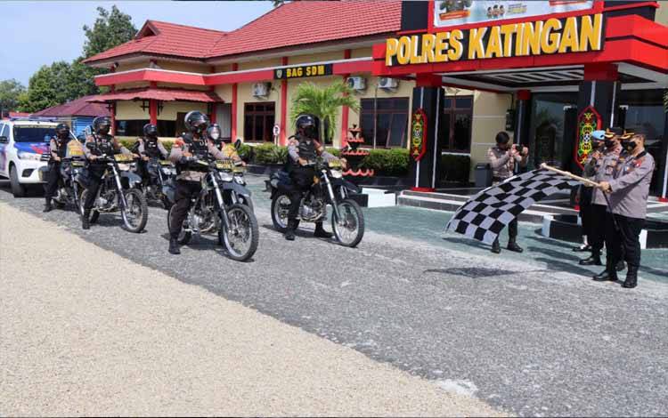 Kapolres Katingan Minta Personel Patroli Daerah Rawan dan Keramaian