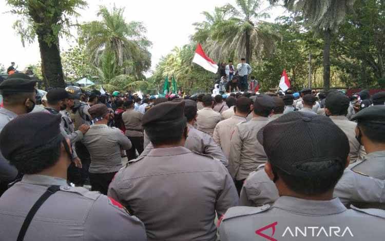 Perwira Polisi Meninggal saat Pengamanan Unjuk Rasa