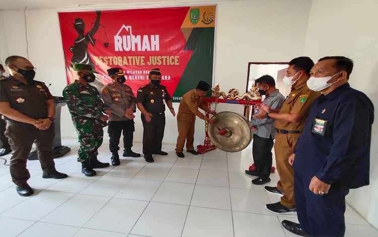 Pemkab Sukamara Resmikan Rumah Restorative Justice