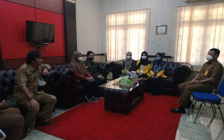 DPUPR Pulang Pisau Terima Lima Mahasiswa Magang Bantu?Percepatan RDTR