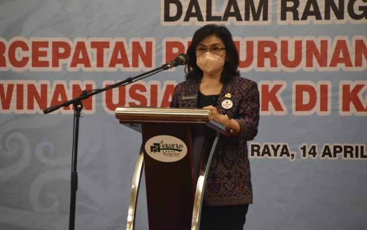 Dinas P3APPKB Kalteng Gelar Pertemuan Lintas Sektoral Bahas Pernikahan Usia Anak