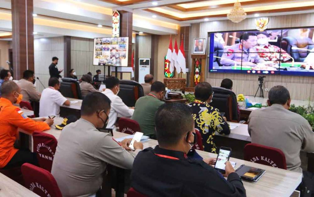 Kapolri Pimpin Rakor Kesiapan Pengamanan Idul Fitri