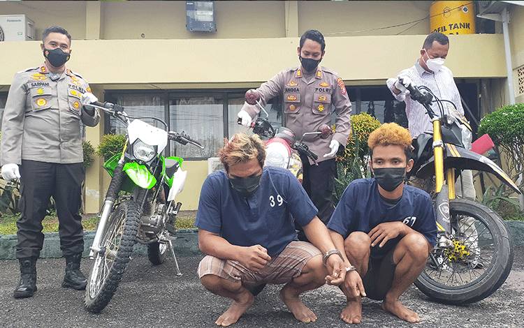 Dua Kawanan Curanmor Diringkus Polisi Karena Jual Hasil Curian di Medsos