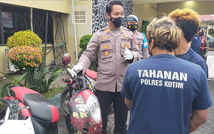Pelaku Curanmor di Sampit Ini Ngaku Mudah Ambil Motor Korbannya yang Tidak Dikunci Stang