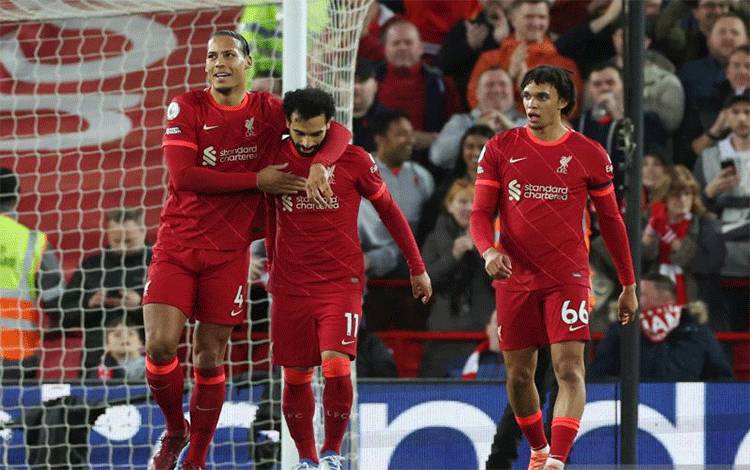 Liverpool ke Puncak Klasemen Usai Permalukan MU Epat Gol Tanpa Balas