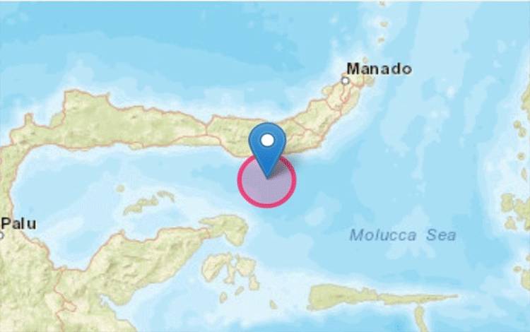 Gempa Magnitudo 5,3 Guncang Tenggara Melonguane