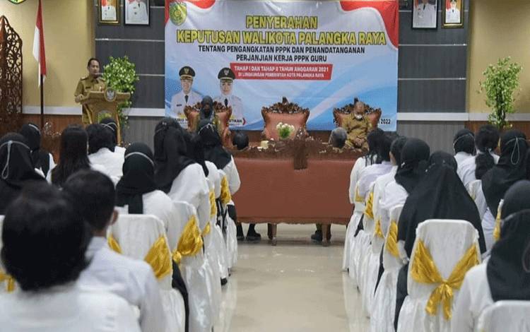 93 Guru PPPK di Palangka Raya Dilantik