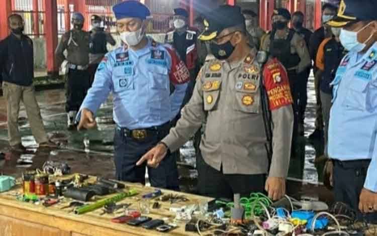 Razia Gabungan di Rutan Kuala Kapuas, Ini Hasilnya?