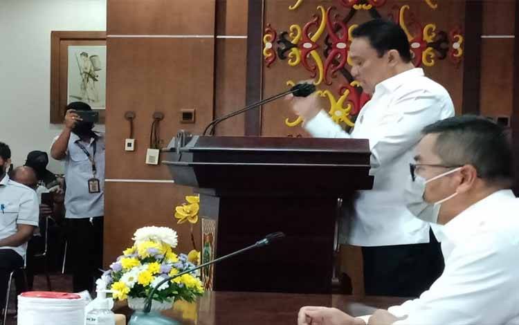 Evaluasi Program Pembangunan, Wagub Kalteng Pimpin Rapat TEPRA