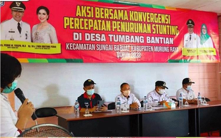 Wakil Bupati Murung Raya Pimpin Sosialisasi Stop Stunting