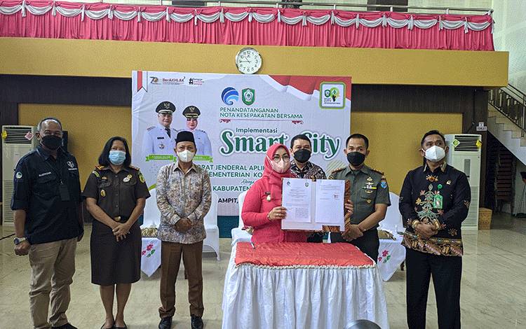 Pemkab Kotim Lakukan Penandatanganan Nota Kesepakatan Bersama Implementasi Smart City?