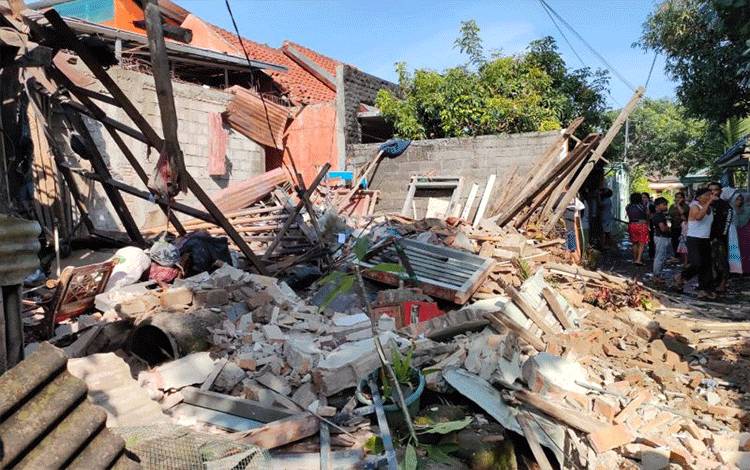 Satu Rumah di Sleman Hancur Diduga Akibat Ledakan Bahan Petasan