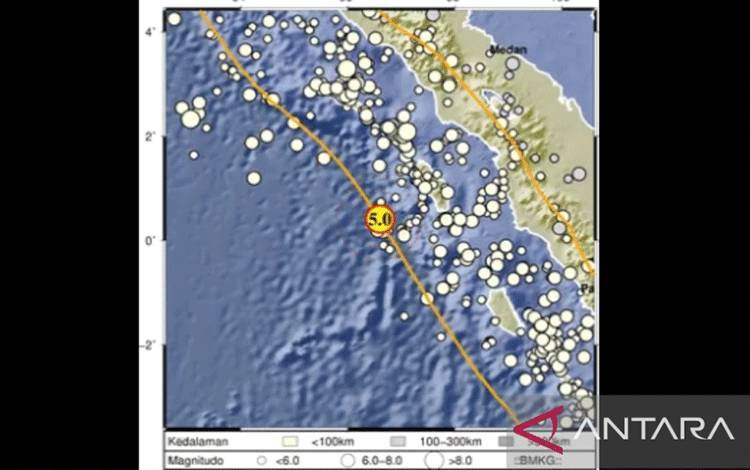 BNPB: Gempa di Barat Daya Nias Barat Tak Sampai Menimbulkan Kepanikan