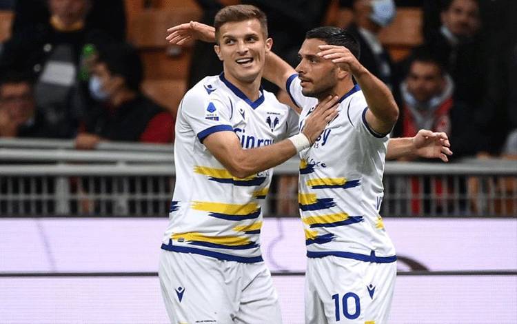 Gianluca Caprari Membuat Verona Tahan Seri Sampdoria 1-1