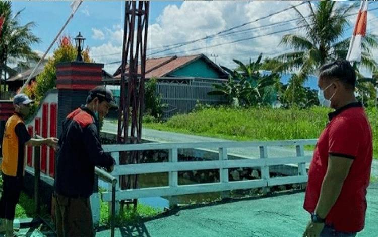 Tingkatkan Keamanan dari Gangguan OTK, Rutan Kuala Kapuas Pasang Portal