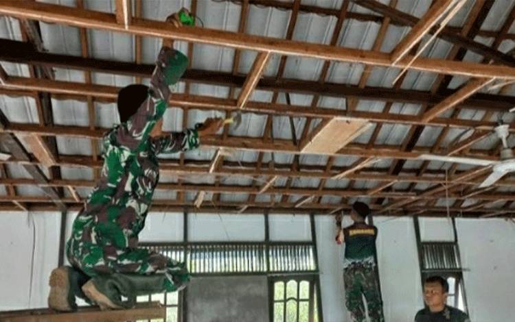 Kodim 1011 Kuala Kapuas Lakukan Karya Bakti di Rumah Ibadah