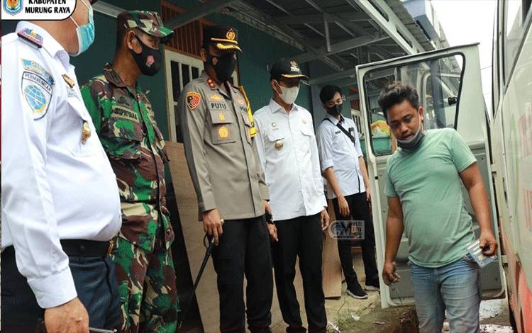 Forkopimda Pantau Kesiapan Arus Mudik di Puruk Cahu