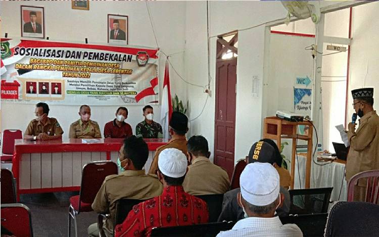Kecamatan Kapuas Kuala Mulai Sosialisasikan Pelaksanaan Pilkades Serentak