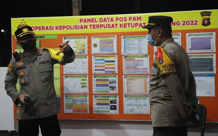 Wakapolres Pastikan Kesiapan Personel Pos Pengamanan Operasi Ketupat Telabang di Kapuas