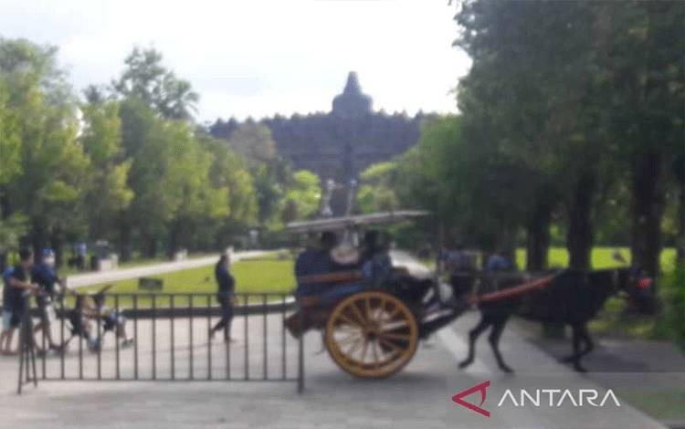 Peningkatan Pengunjung Borobudur Jelang Lebaran Belum Signifikan