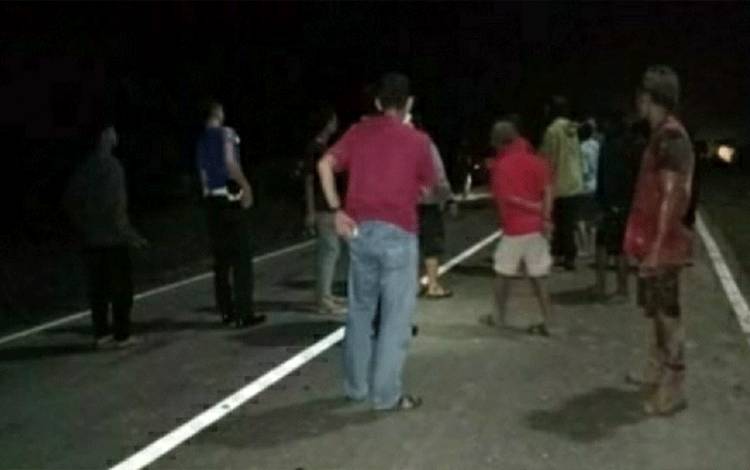 Pengendara Motor Tabrak Warga di Basarang, 1 Orang Meninggal