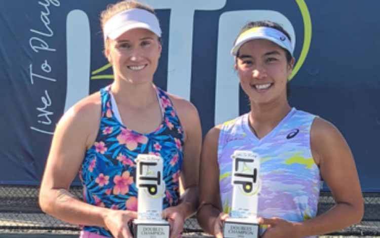 Aldila Sutjiadi Kemas Gelar Ganda ITF Charleston