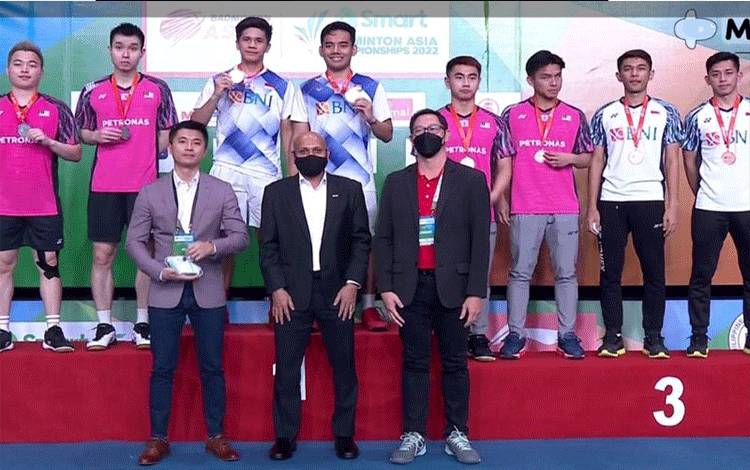 Pramudya/Yeremia Rebut Gelar Juara Asia, Kalahkan Ganda Putra Malaysia