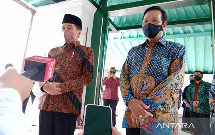 Presiden dan Ibu Iriana Bersilaturahmi ke Keraton Yogyakarta