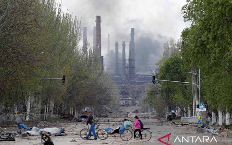 Ukraina Tunggu Pengungsi dari Pabrik Baja Mariupol