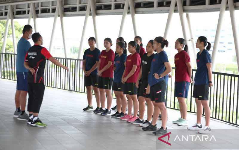 Timnas Indonesia di Piala Thomas Jalani Latihan Perdana