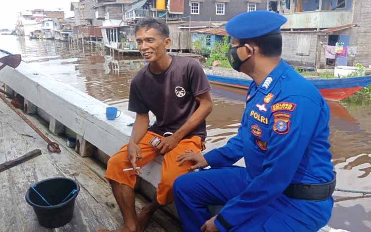 Polairud Polres Seruyan Sambangi Warga Wujudkan Kamtibmas Kondusif