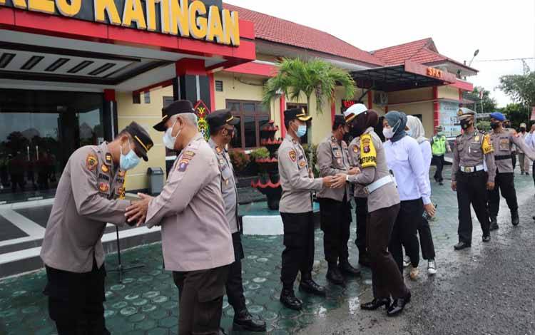 Polres Katingan Halal Bihalal Bersama Anggota