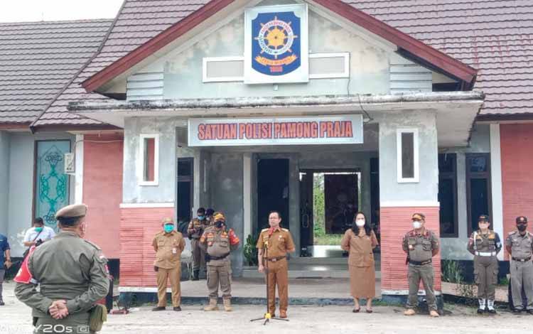 Kata Kasatpol PP Katingan Usai Bupati Jadi Irup Apel Gabungan