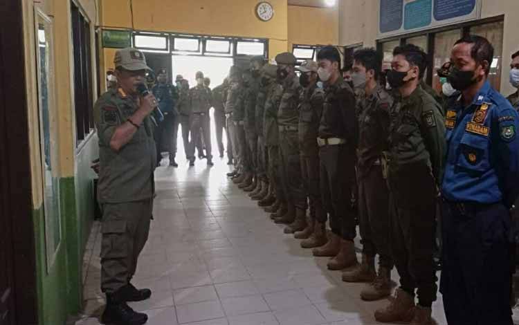 Awali Kerja Setelah Cuti Bersama, Kesiapan Anggota Satpol PP dan Damkar Kapuas Dicek