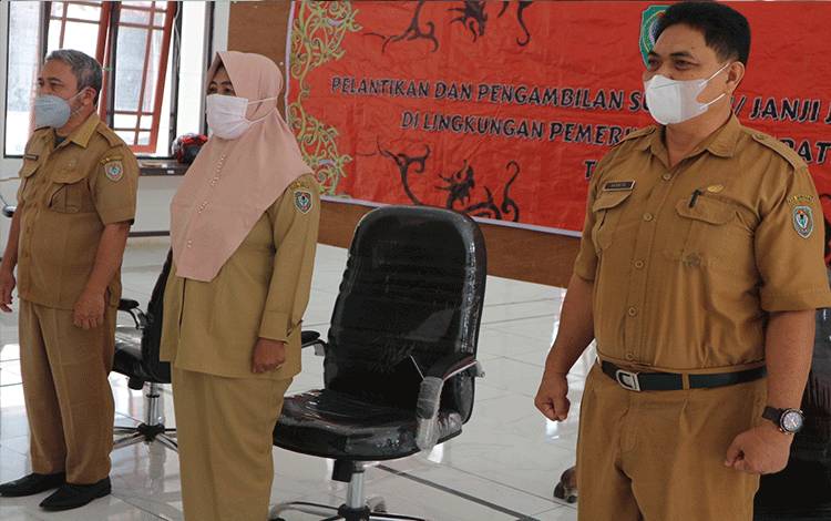 Tiga Jabatan Sekretaris Dinas di Seruyan Bergeser