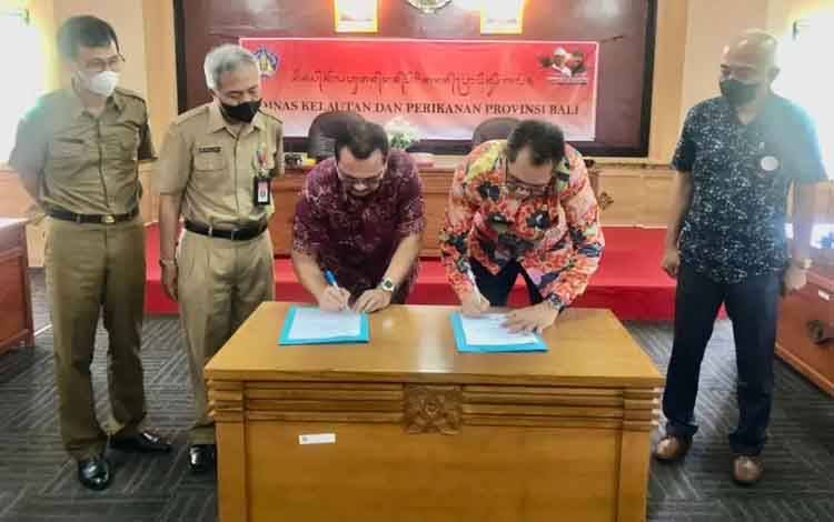 Dislutkan Kalteng Jalin Kerja Sama dengan Dislutkan Bali