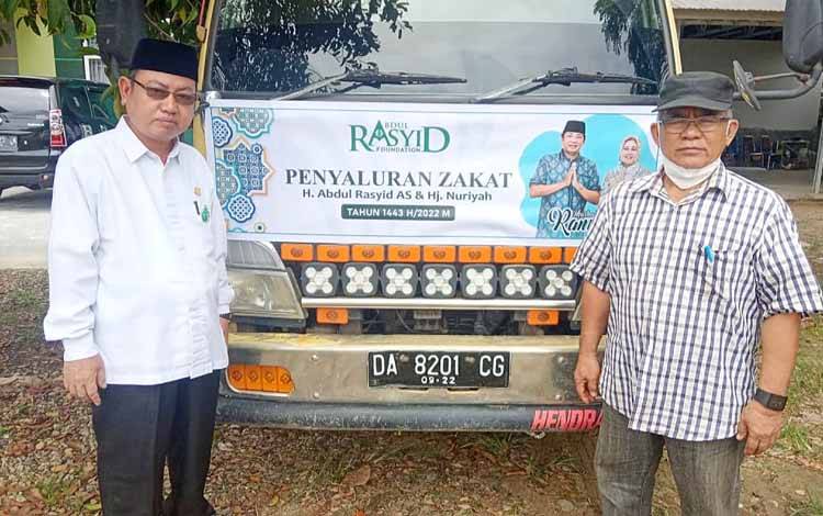 Baznas Barito Timur Salurkan Zakat Harta H Abdul Rasyid AS dan Keluarga