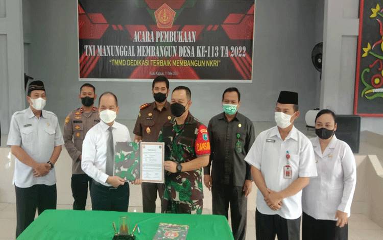 TMMD Imbangan ke-113 di Kapuas Resmi Dibuka