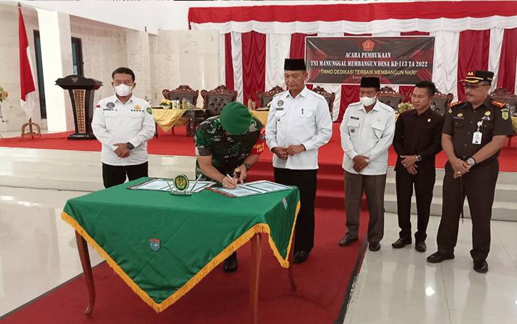 Bupati Sukamara: TMMD Diharapkan Memupuk Rasa Persatuan