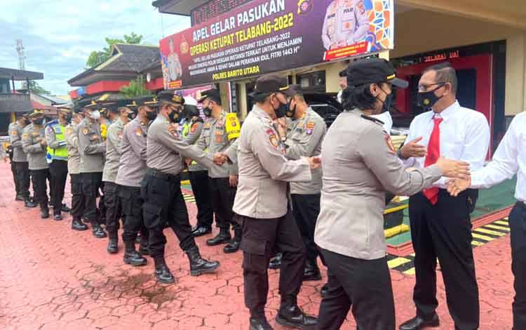 Polres Barito Utara Gelar Halal Bihalal Bersama Anggota