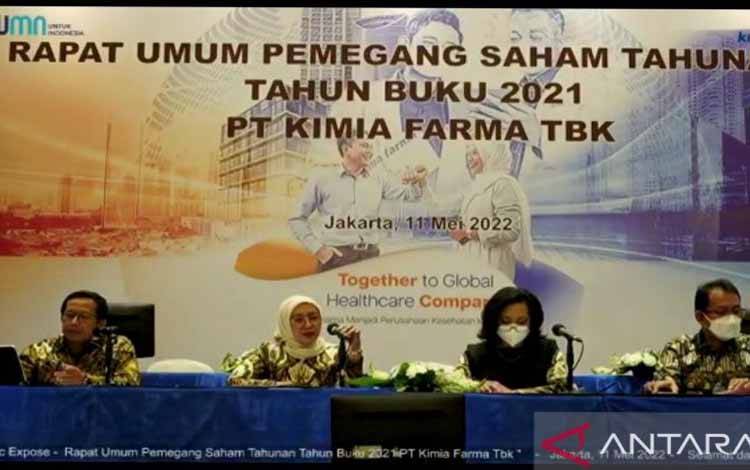 Kimia Farma Bagikan Dividen Rp 90,68 Miliar