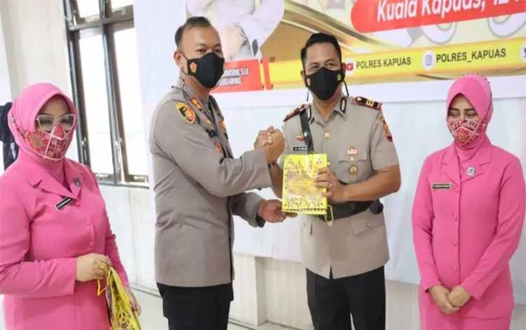 Pisah Sambut Kasatreskrim Polres Kapuas, Ini Disampaikan Kapolres