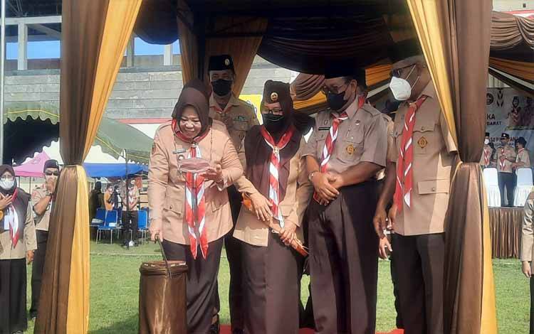 Buka Kemah Besar Pramuka 2022, Bupati Kobar: Pembentukan Karakter Pemuda