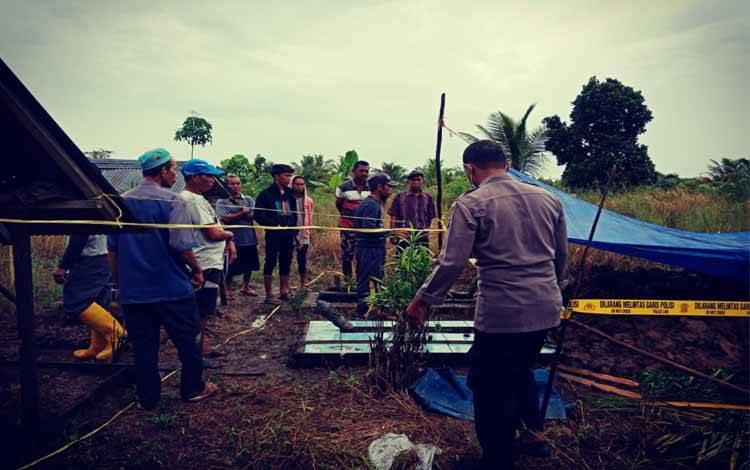 Makam di Desa Sei Teras Dibongkar Orang Tak Dikenal