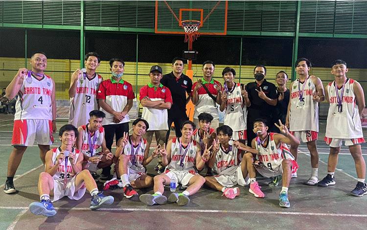 Tim Basket Putra Barito Timur Raih Juara 2 Turda Kalteng 2022